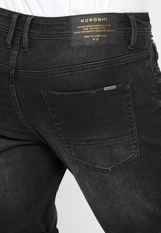 KOROSHI Regular Jeans in Zwart