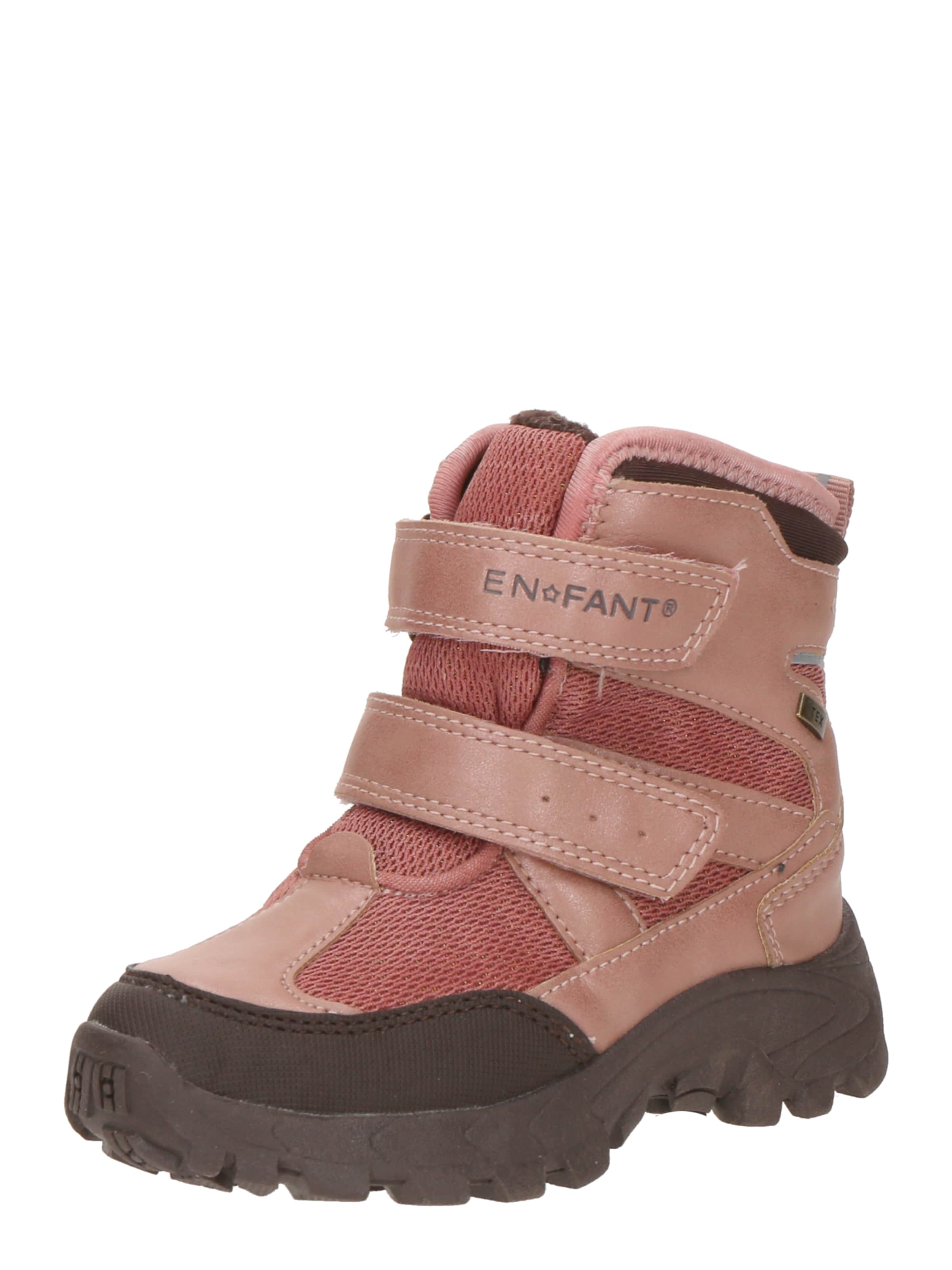 EN FANT Μπότες 'Velcro TEX' σε ροζ: μπροστά