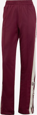 Pantalon 'Adibreak' ADIDAS ORIGINALS en rouge : devant