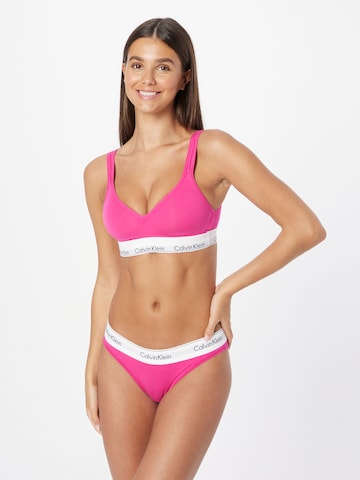 Calvin Klein Underwear Bustier Rintaliivi värissä vaaleanpunainen