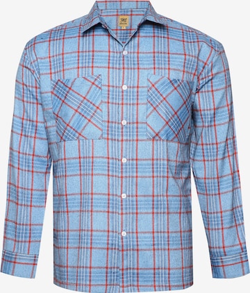 Campus Sutra Comfort fit Koszula 'Tawny' w kolorze niebieski: przód