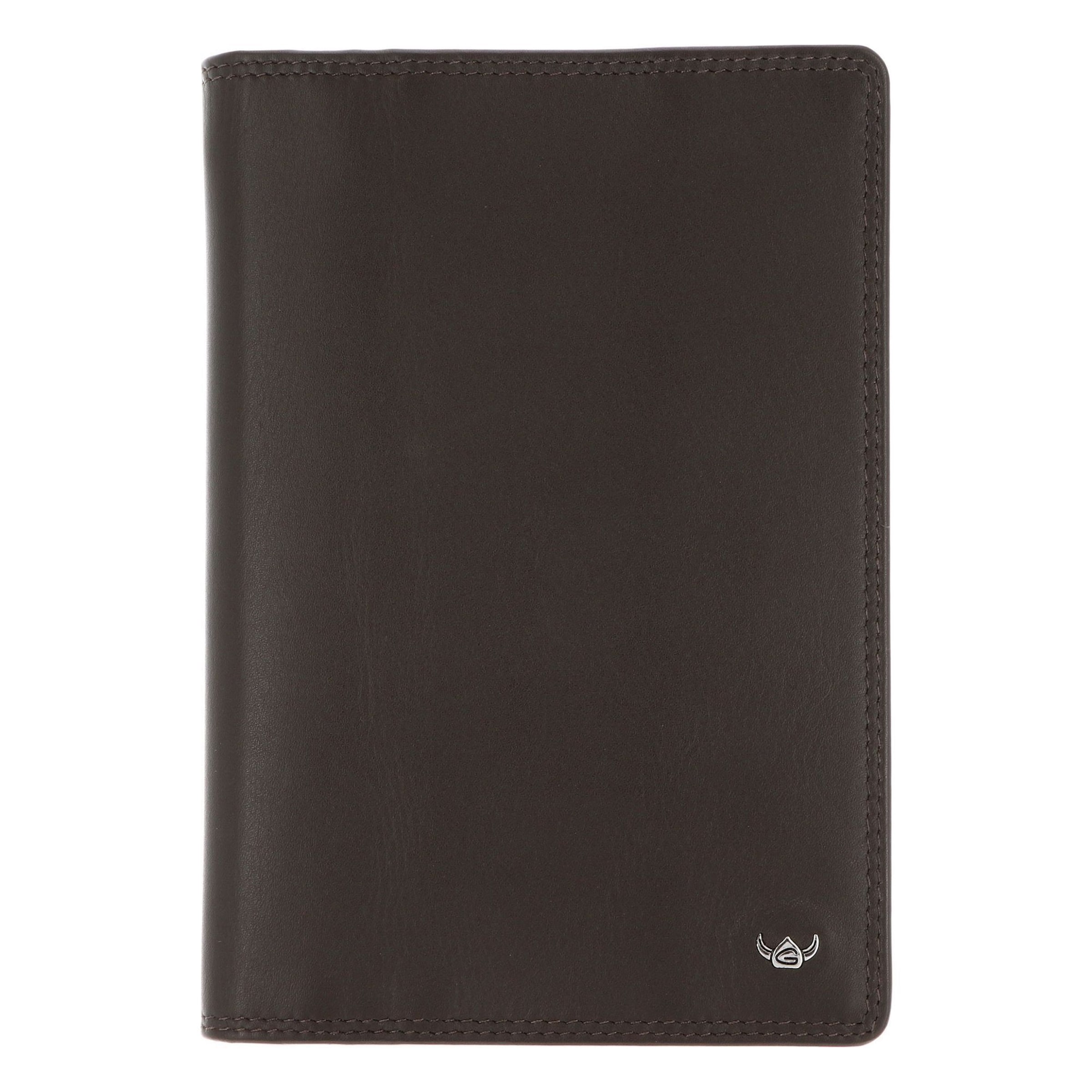 Porte-monnaies 'Polo' GOLDEN HEAD en marron : devant