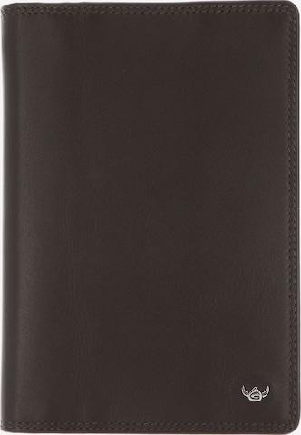 Porte-monnaies 'Polo' GOLDEN HEAD en marron : devant