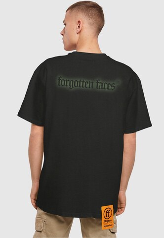 Forgotten Faces Shirt 'Green Empress' in Black