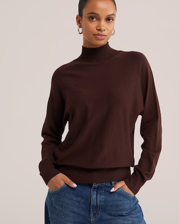 WE Fashion - Jersey en marrón: frente