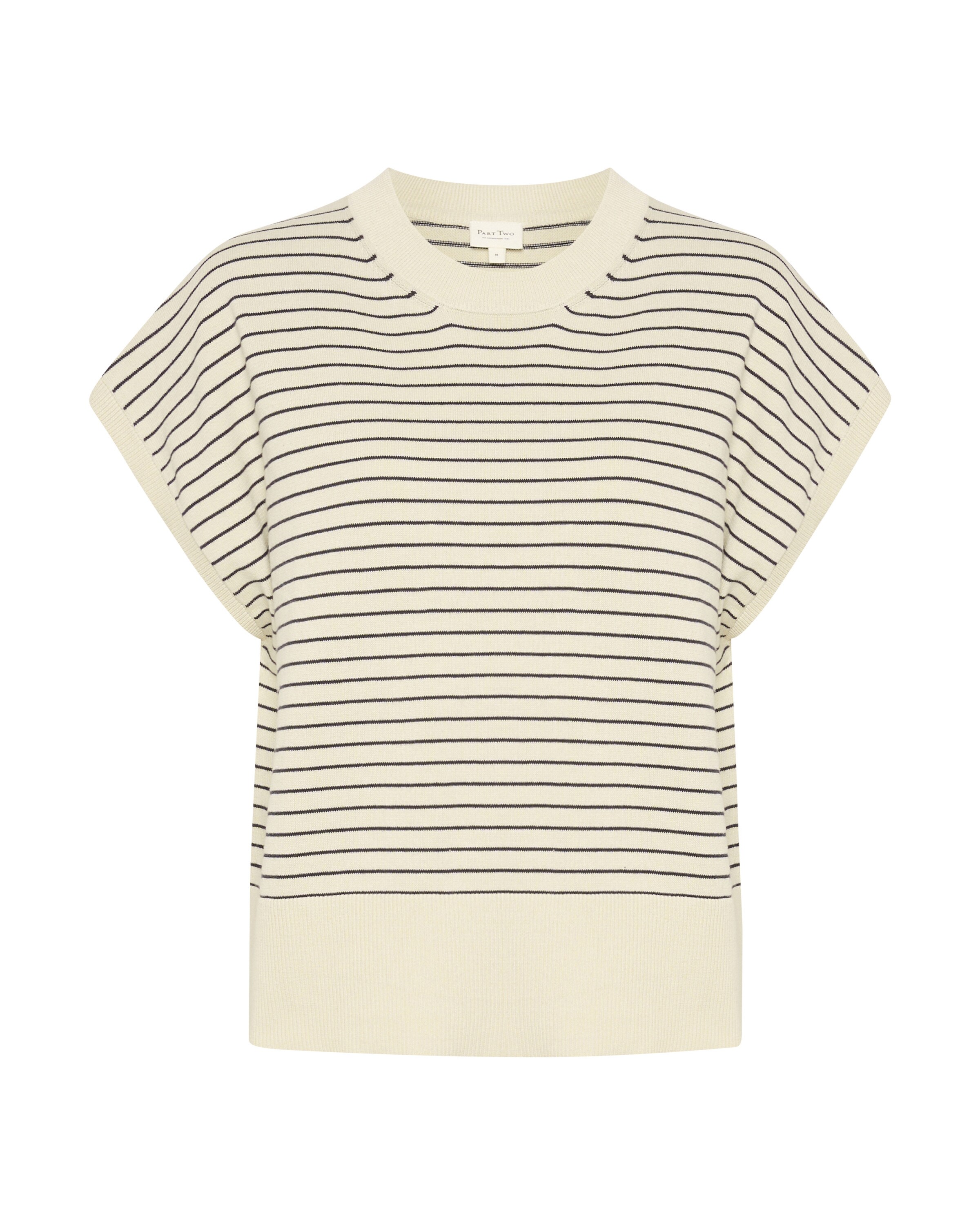 Part Two Strikvest 'NatayaPW' i beige: forside