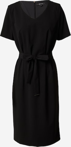 COMMA Εφαρμοστό φόρεμα σε μαύρο: μπροστά