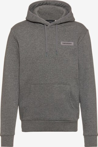 PEAK PERFORMANCE Athletic Sweatshirt in Grey: front