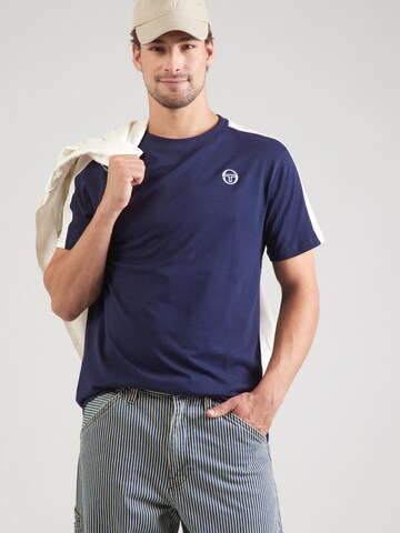 Sergio Tacchini Μπλουζάκι 'CARLO' σε μπλε: μπροστά