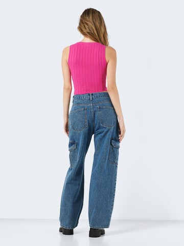 Noisy may Knitted Top 'Frey' in Pink