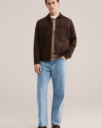 WE Fashion Kevad-sügisjope, värv pruun