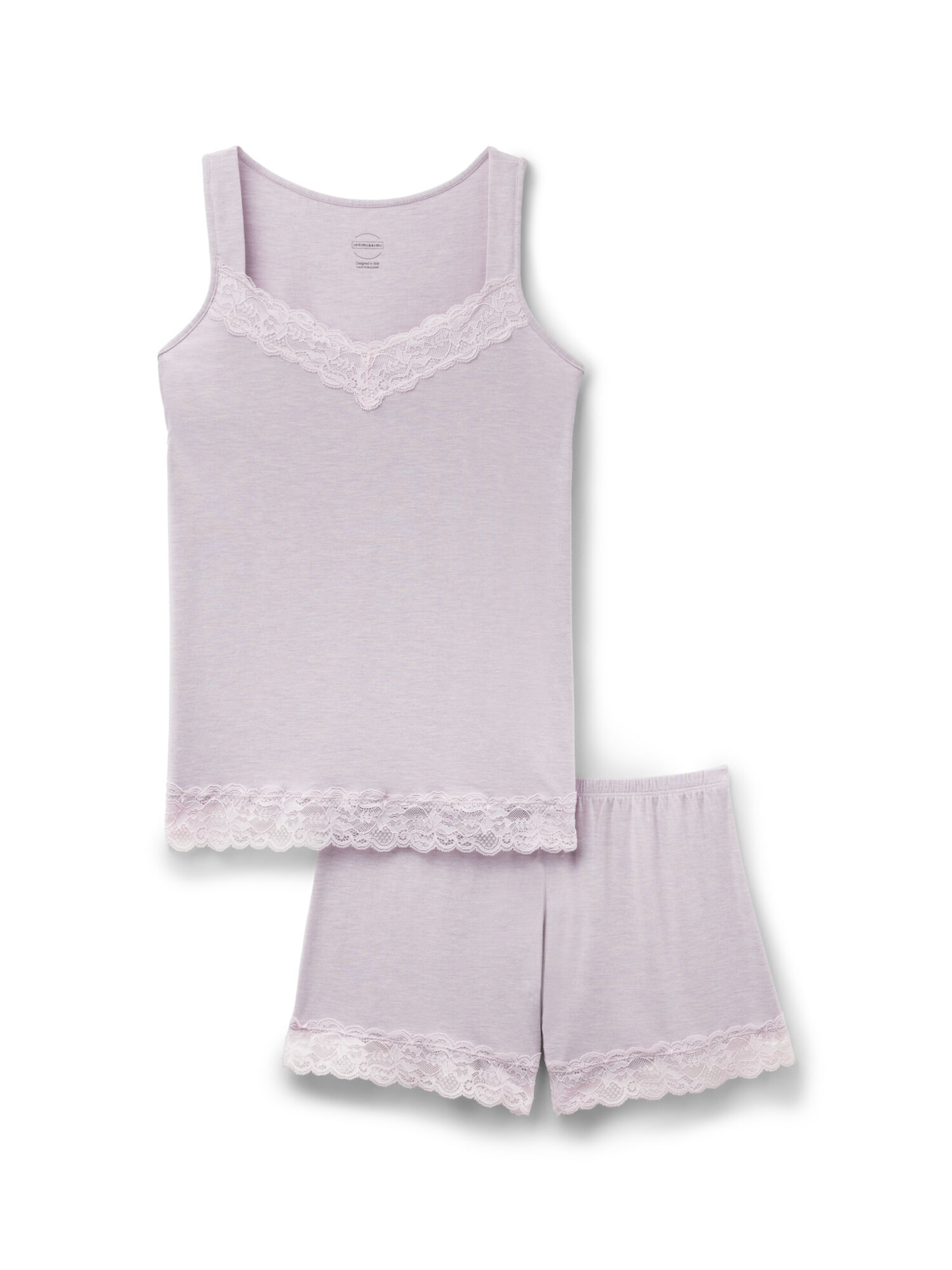 INTIMISSIMI Short Pajama Set in Purple: front