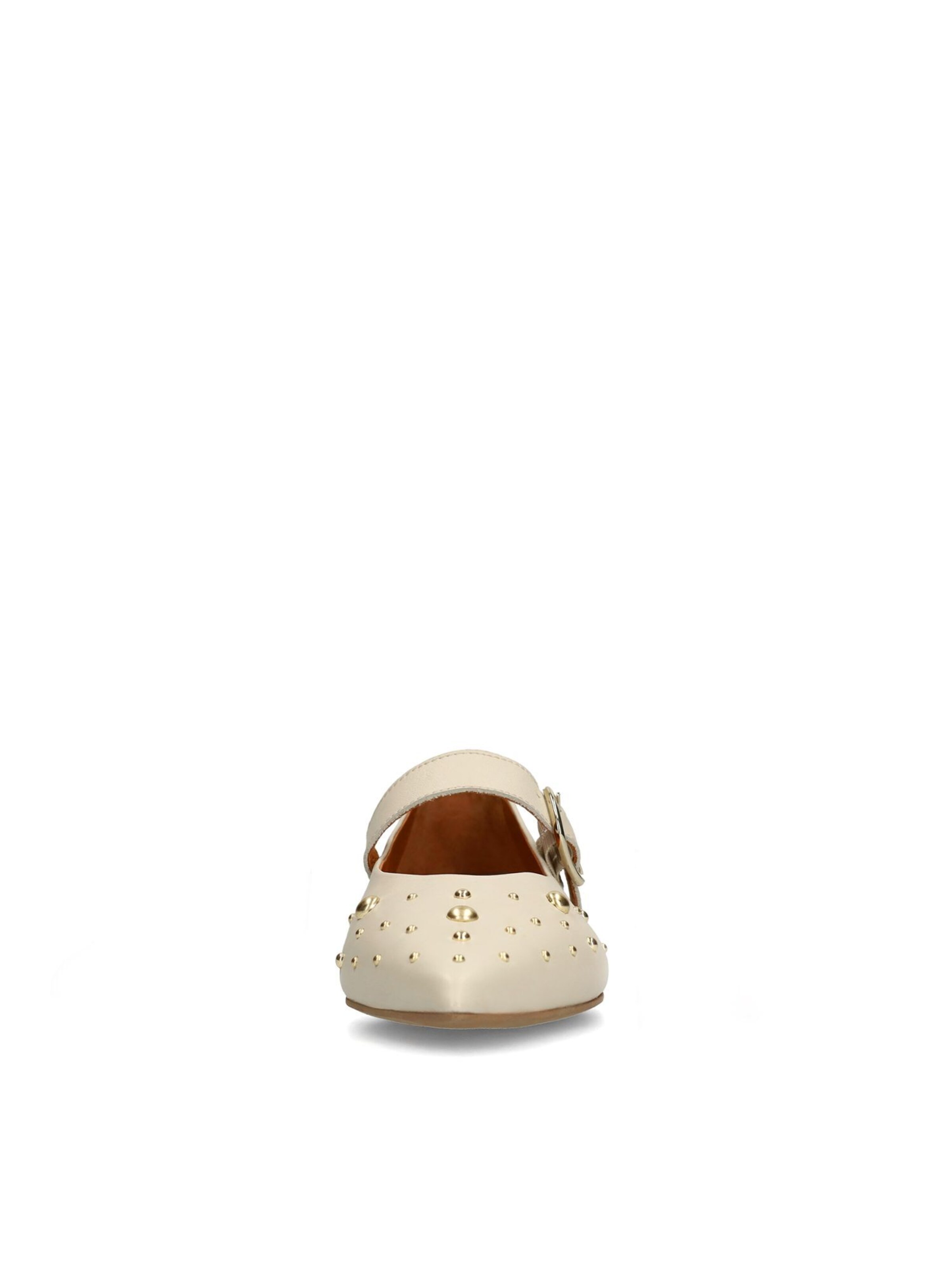 Ballerines à lanières MANFIELD en blanc