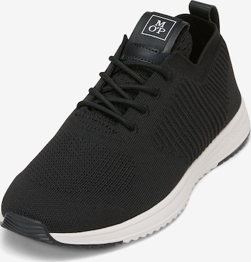 Sneaker bassa di Marc O'Polo in nero: frontale
