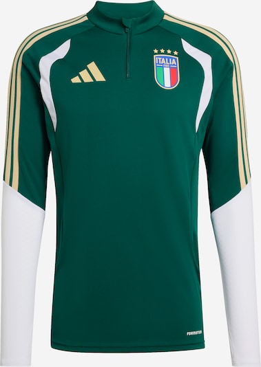 ADIDAS PERFORMANCE Tehnička sportska majica 'FIGC' u svijetložuta / kraljevski zelena / bijela, Pregled proizvoda