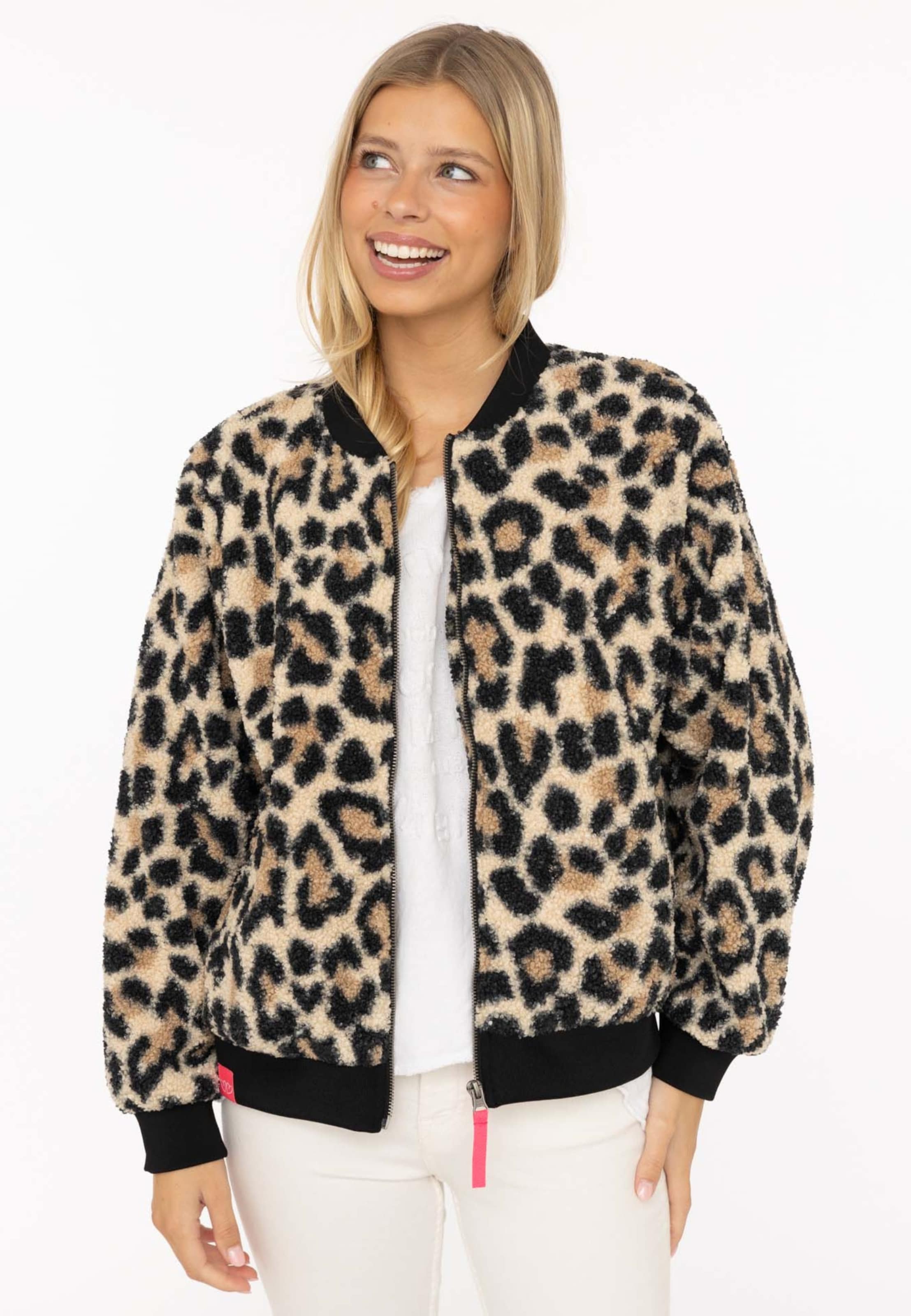Veste outdoor Zwillingsherz en beige : devant