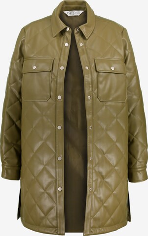 Studio Untold Between-Season Jacket in Green: front