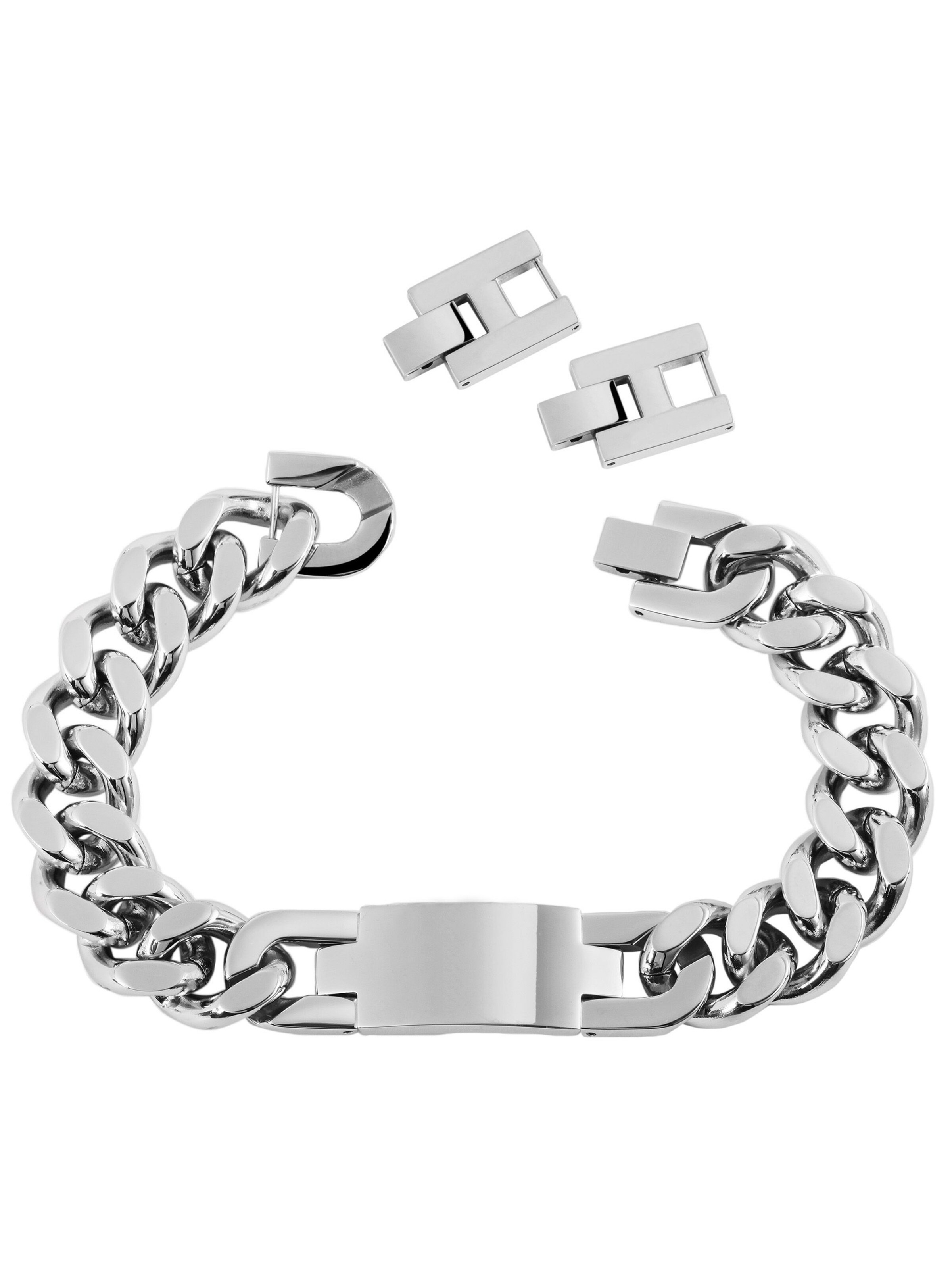 Akzent Armband 'Cristobal'‌‌‌ in Silber