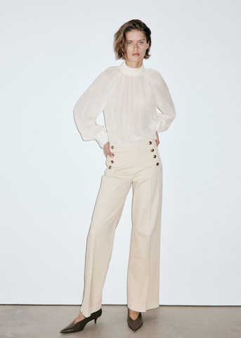 MANGO Wide Leg Farkut värissä beige