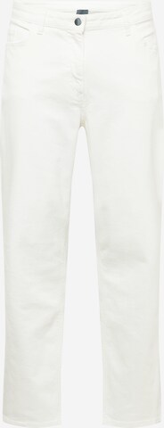 Persona by Marina Rinaldi Normalny krój Spodnie 'RAFIA' w kolorze biały: przód