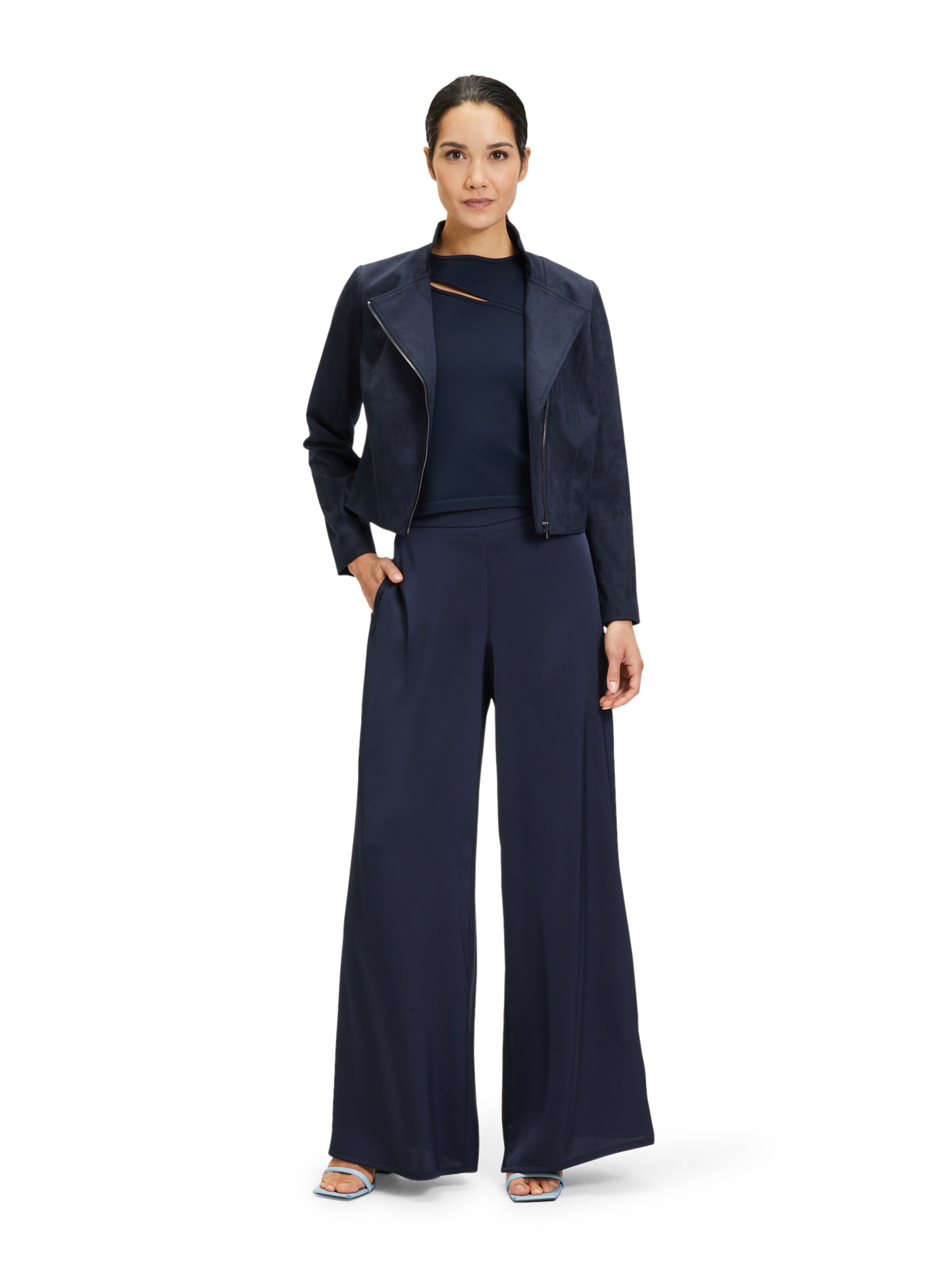 Vera Mont Loose fit Pants in Blue