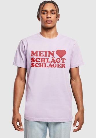 Merchcode T-Shirt in Lila: Vorderseite