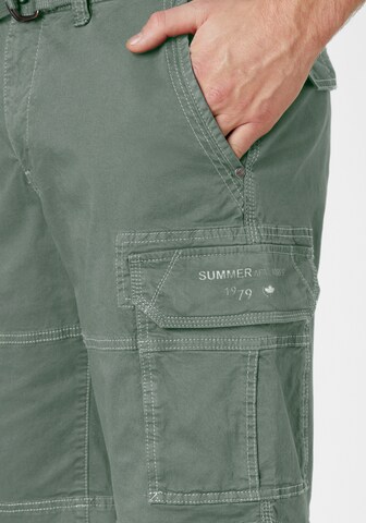 REDPOINT Regular Cargohose in Grün