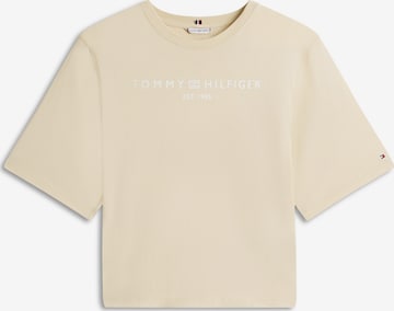 Tommy Hilfiger Curve T-Shirt in Beige: Vorderseite