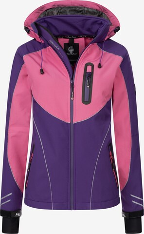 Rock Creek Outdoorjacke in Lila: predná strana