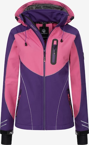 Rock Creek Outdoor Jacket in Purple: front