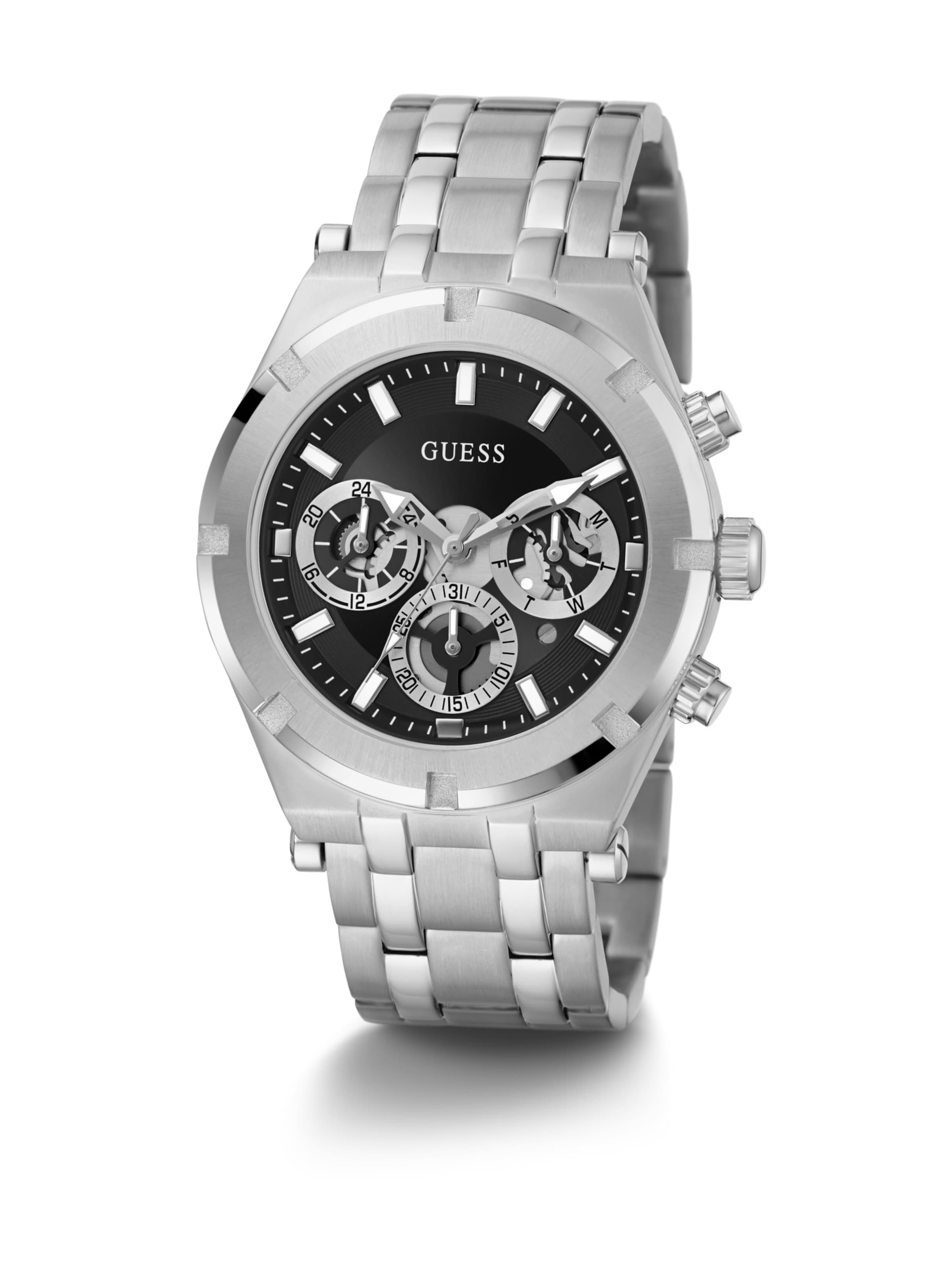 GUESS Analog Watch 'Athena' in Silver: front