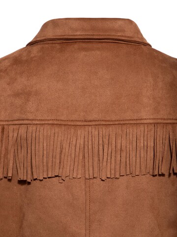 Queen Kerosin Between-Season Jacket in Brown