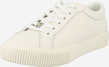 TOMMY HILFIGER Platform trainers in White: front