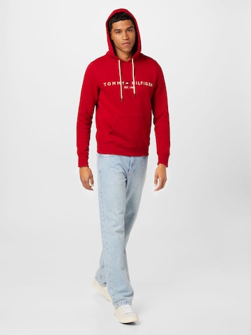TOMMY HILFIGERRegular Fit Sweater majica - crvena boja