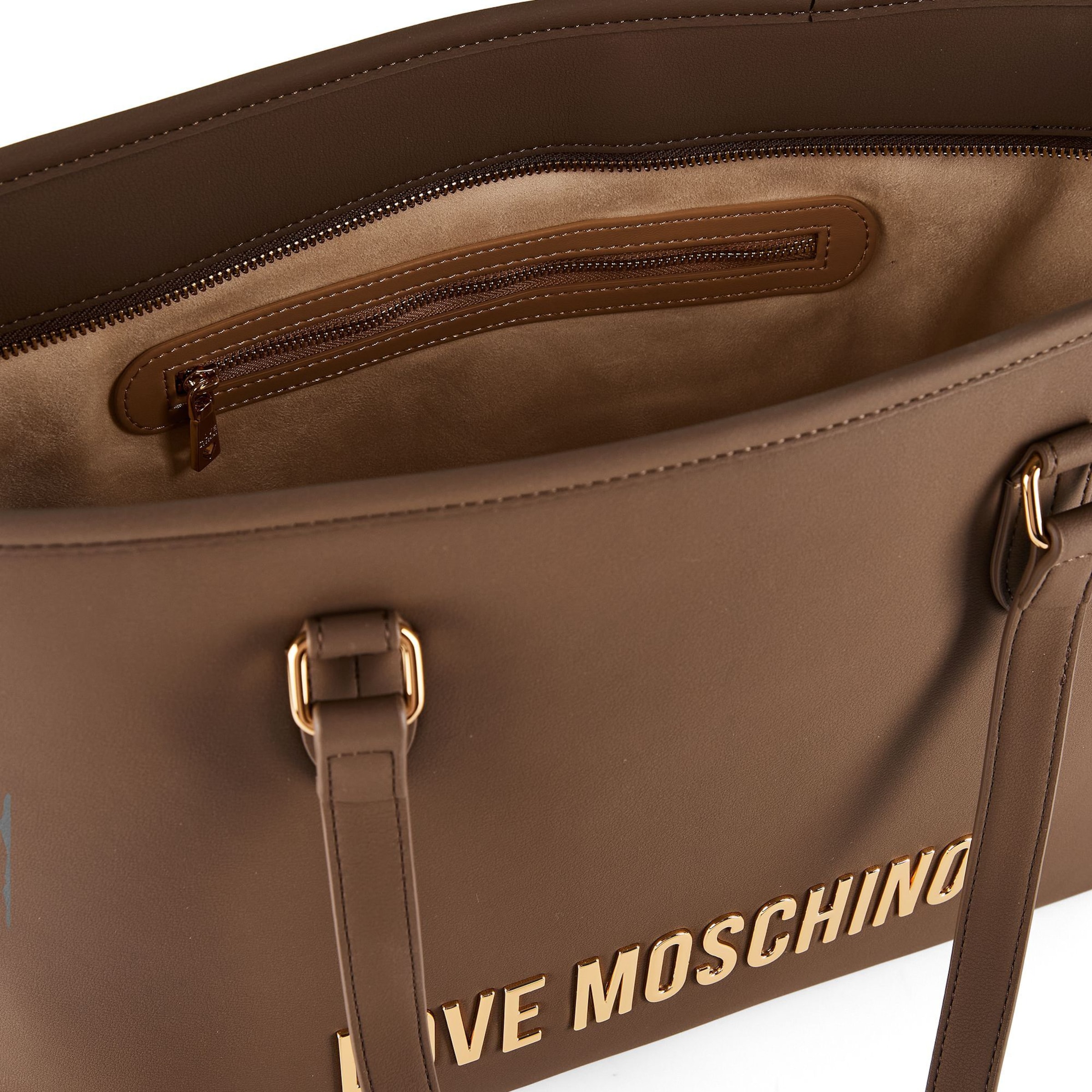 Shopper 'Bold Love' di Love Moschino in marrone