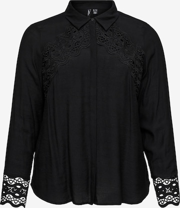 Vero Moda Curve - Blusa 'VMClarlow' en negro: frente