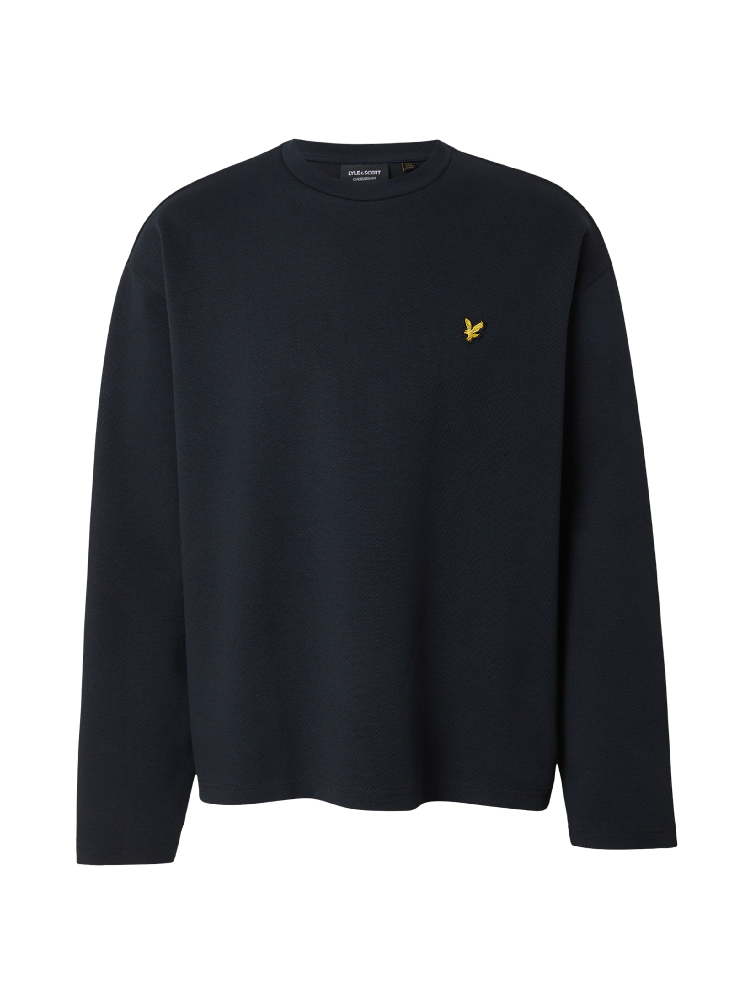 Sweat-shirt Lyle & Scott en bleu : devant