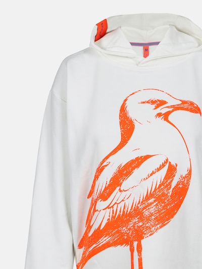 salzhaut Trui 'Vöörut' in de kleur Oranje / Offwhite, Productweergave