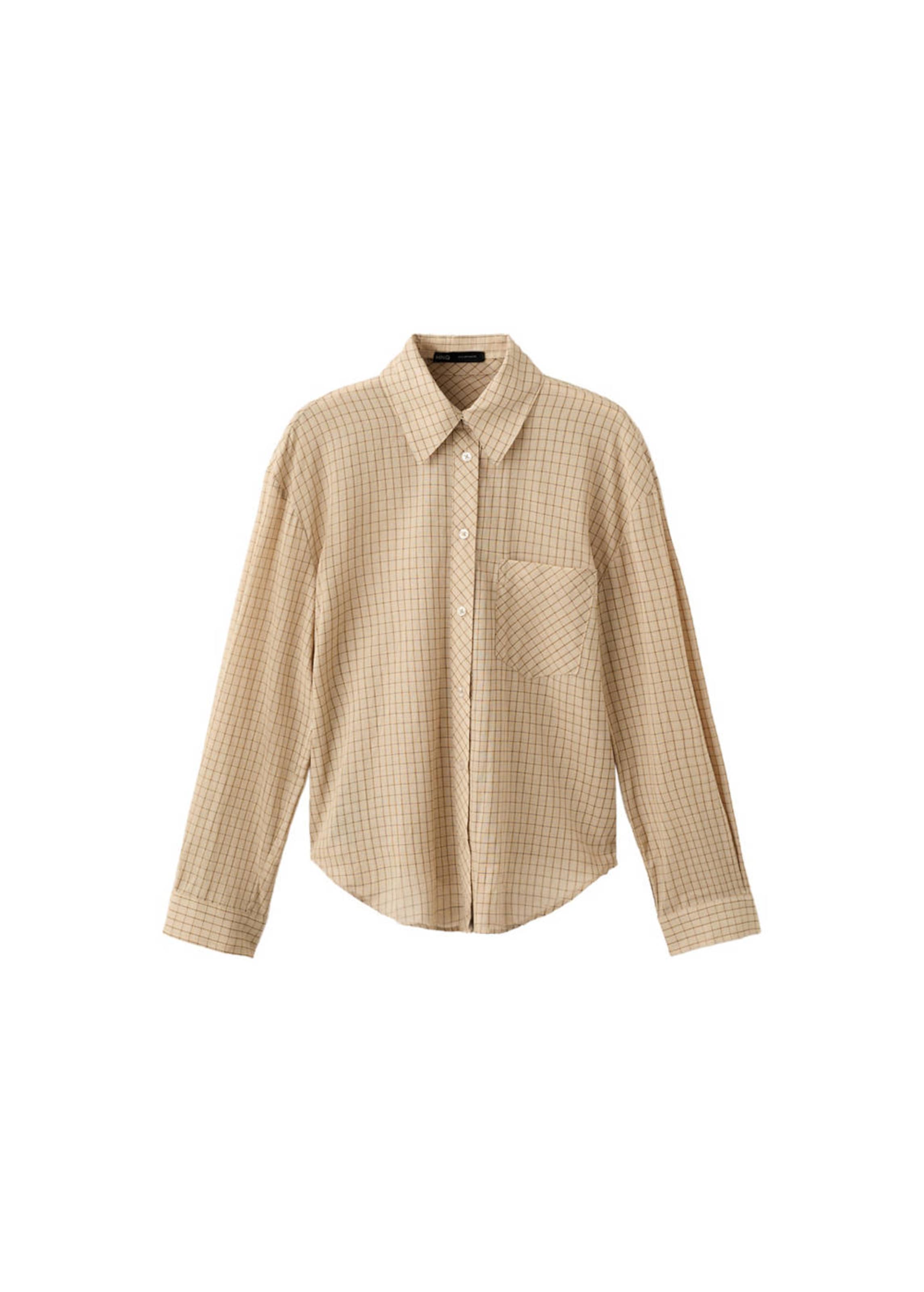 MANGO Shirt in L in Brown, Item view