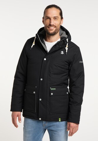 Schmuddelwedda Winter jacket in Black: front