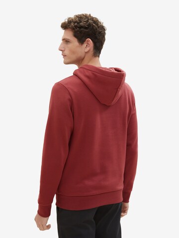 TOM TAILOR - Sweatshirt em vermelho