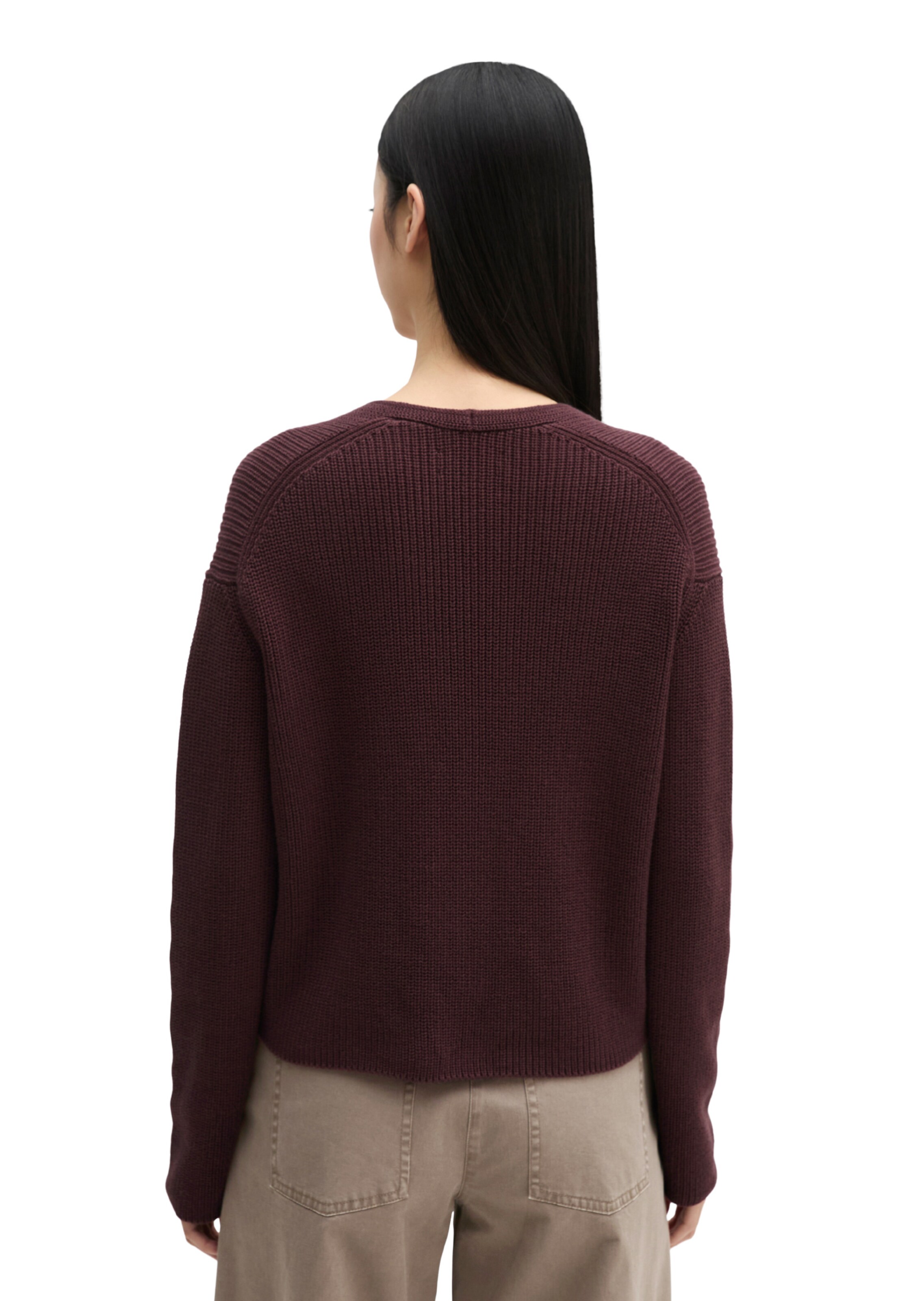 Marc O'Polo Gebreid vest in Rood