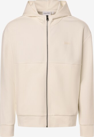 Calvin Klein Sweatshirt in Beige: front