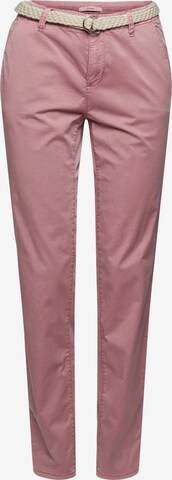 Pantalon chino ESPRIT en violet : devant