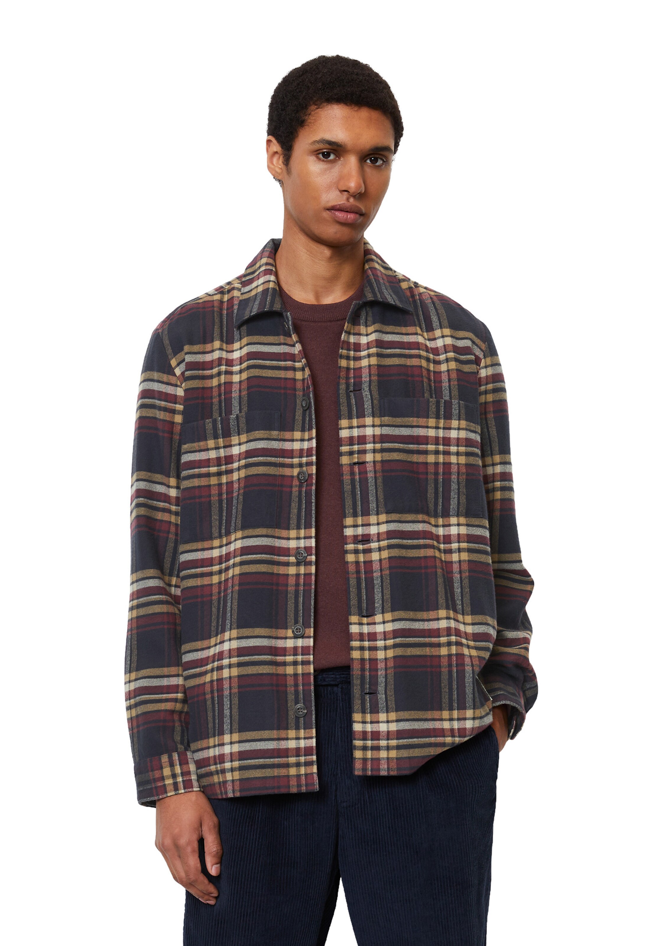 Marc O'Polo Between-season jacket in Blue: front