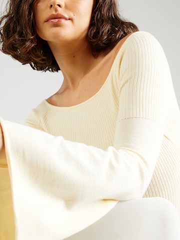 PIECES - Pullover 'PCMAGGIE' em bege
