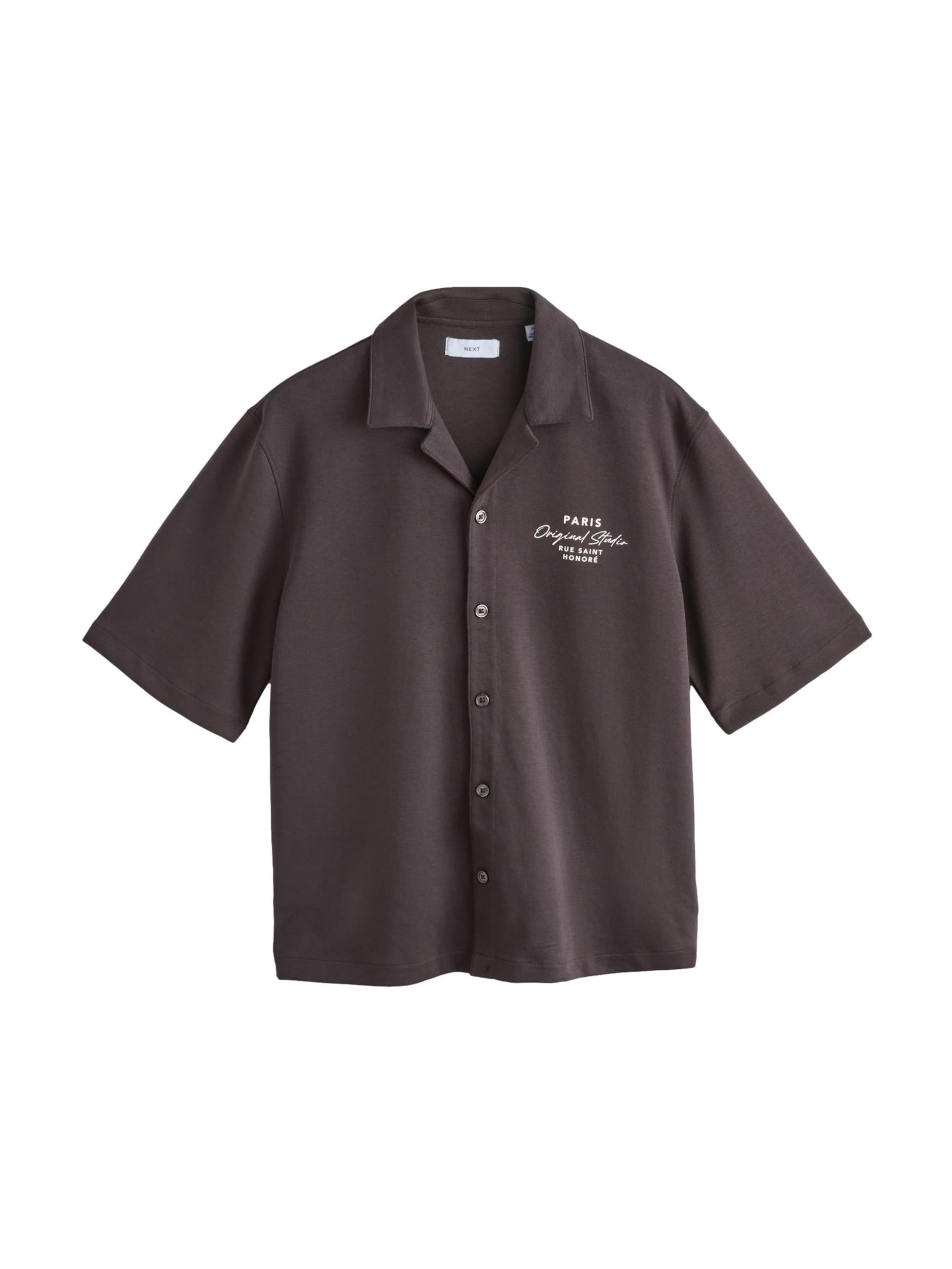 Next Regular fit Skjorta i brun: framsida