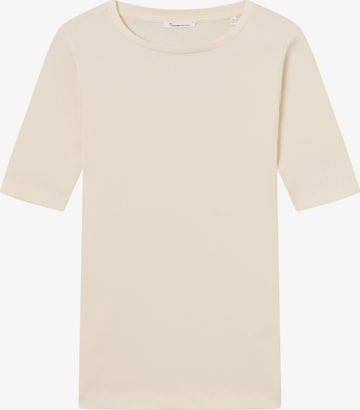 KnowledgeCotton Apparel Shirt in Beige: voorkant