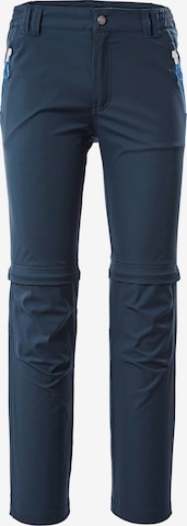 KILLTEC Regular Outdoor trousers in Blue: front