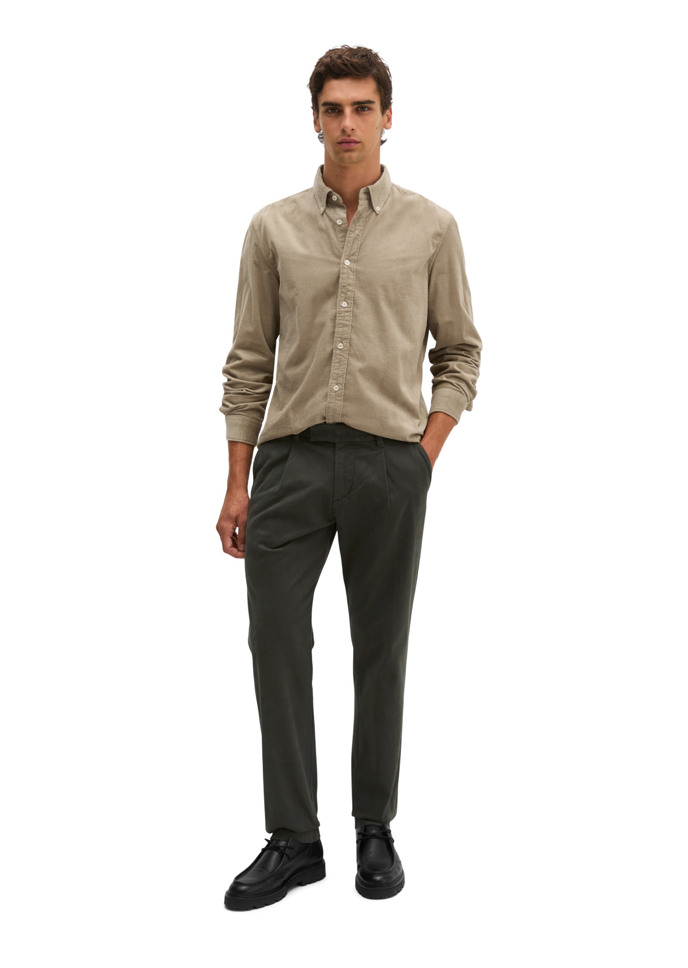 Marc O'Polo Regular fit Button Up Shirt in Beige